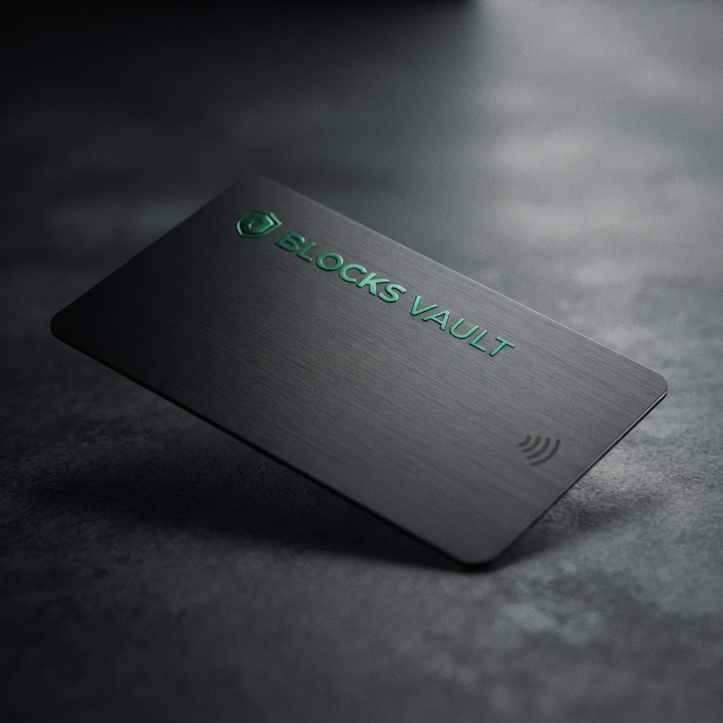 Blocks Vault NFC cold storage wallet card